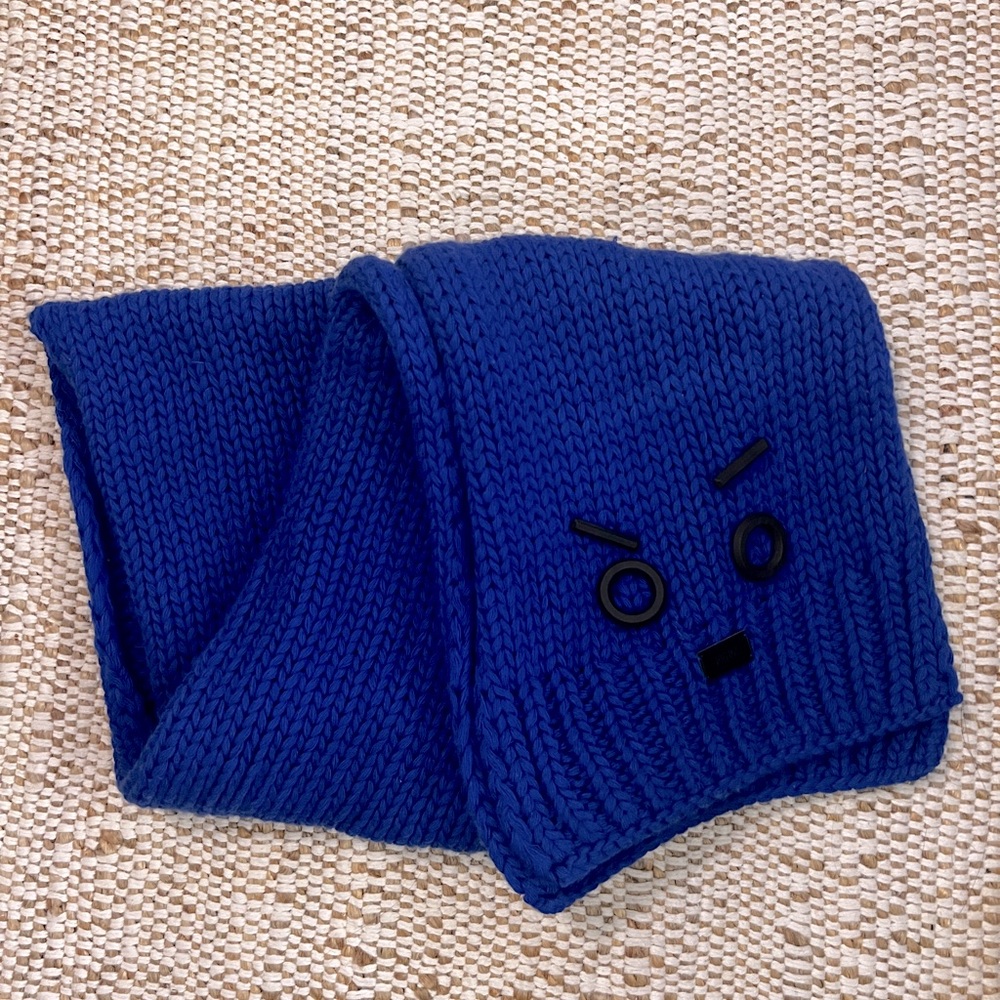 Fendi chunky knit wool scarf (from men’s collection)